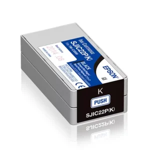 Epson Ink cartridge for ColorWorks C3500 - Black-SJIC22P(K)  C33S020601
