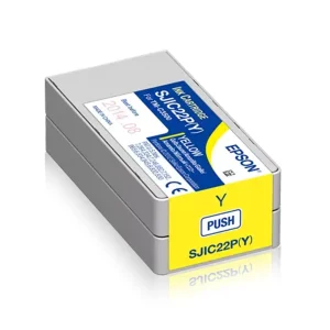 Epson Ink cartridge for ColorWorks C3500 yellow SJIC22P(Y) - C33S020604