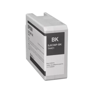 Epson Ink cartridge for ColorWorks C6500/C6000 (Black) - SJIC36P(K) - C13T44C140